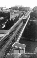 Cable car route, and surrounding area, Kelburn, Wellington