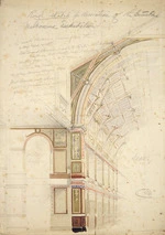 Monkhouse, Thomas Stewart, 1828-1920 :Rough sketch for decoration of the Centennial Melbourne Exhibition, 1888.