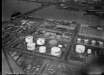 Shell and Plume oil tanks, Westhaven, Auckland