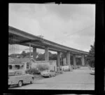 Southern motorway viaduct under construction, Newmarket, Auckland