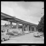 Southern motorway viaduct under construction, Newmarket, Auckland