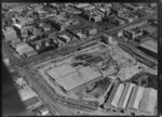 Construction site of City Council works depot, Nelson Street, Auckland City