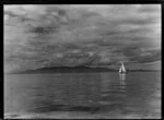 Yachting, Coromandel Range from Waiheke Island