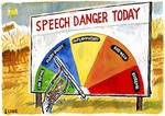 Speech danger today - Low rating, Fuddy-duddy, Inflamation, Red-neck, Extreme. 1 February, 2006
