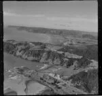 Onepoto Bay and Hicks Bay Motel with Te Araroa in the background, Gisborne District