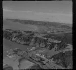 Onepoto Bay and Hicks Bay Motel with Te Araroa in the background, Gisborne District