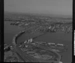 Overlooking the Mangere Bridge and Port, Onehunga, Auckland