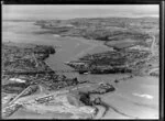 Panmure, Auckland, showing bridge under construction