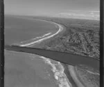 Whanganui River mouth and coastline