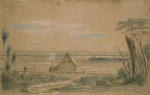 Swainson, George Frederic, 1829-1870 :Burling's, with first view of Wairarapa Valley. Dec. 25 1850.