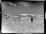 Skiers on Coronet Peak, Queenstown