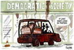 Democratic society. Religious extremism, hate, violence. "It just won't catch on properly." 3 July, 2007