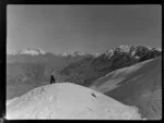 Skier on Coronet Peak, Queenstown