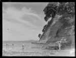 Swimming at Arkles Bay, Whangaparaoa Peninsula