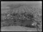 Whanganui, with Virginia Lake in the foreground