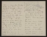 Letter from Broadwater Villa, Tunbridge Wells
