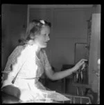 Joyce King, telephone exchange operator, Berrimah, Darwin, Australia