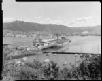 Ships Rangatira and Southern Cross docked at the Overseas Passanger Terminal, Wellington