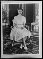 Photograph of a portrait of Princess Margaret