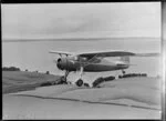 Fairchild Argus ZK-ASZ aircraft, Mangere, Auckland