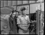 ATC [Air Training Corps] cadets at Hobsonville, T Rose, F G Lawson and Rigg
