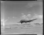 New Zealand National Airways Corporation Douglas Dakota airplane, Paraparaumu airport