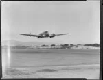 New Zealand National Airways Corporation Lockheed Electra airplane ZK-ALH, Paraparaumu airport