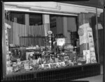 John Burns and Company Ltd display, ships in bottles, Customs Street, Auckland Central