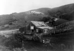 Mexted's shearing shed below Hampton Hill