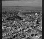 Newton, Auckland, including Waitemata Harbour and development [motorway?] in Grafton area