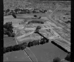 Housing development, Takanini, Papakura District, Auckland Region, including Auckland-Hamilton Motorway and farmland