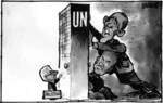 Evans, Malcolm Paul, 1945- :[Palestine knocking at the UN]. 22 September 2011