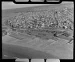 Timaru, South Canterbury, showing town and beach