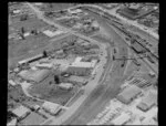 Train station, shops, industrial area, Penrose, Auckland