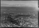 Auckland City, showing Devonport and Rangitoto Island in the distance