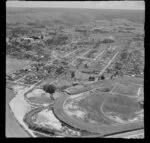 Rotorua scene, including Arawa Racecourse