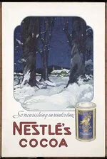 Rykers, Leslie Bertram Archibald, 1897-1976 :So nourishing in winter-time, Nestle's cocoa [ca 1930-1935]