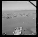 Mechanics Bay, Auckland, including Rangitoto Island in the background