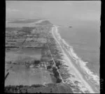 View of Mount Maunganui beach and coastline