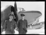 Royal New Zealand Air Force base, Hobsonville, Squadron Leader J Palmer and Wing Commander G Bolt