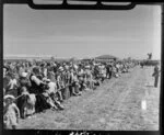 Crowds at dedication of Harewood Airport, Christchurch