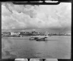 Tasman Empire Airways Ltd, Solent aircraft at Mechanics Bay, Auckland