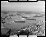 Tokoroa, South Waikato District, Waikato Region, including surrounding farmland and nearby pine forests