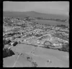 Milford, Auckland, showing Rangitoto Island in the distance