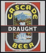 Cascade Brewery Ltd: Cascade draught beer, brewed and bottled in New Zealand by Cascade Brewery Ltd, Taihape [1960 -1980s]