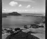 Mt Camel, Houhora Harbour with East Beach in distance, Far North District