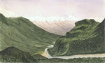 Welch, Joseph Sandell, 1841-1918 :Martins Bay, Otago. Pykes Creek, part of Lake Alabaster & Hollyford River [February 1870].