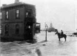 Flooding around the Imperial Hotel, Greymouth