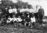 Farm tug of war team, winners at the Tomoana sports