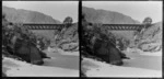 Bridge over river Shotover River, Queenstown-Lakes District, Otago Region